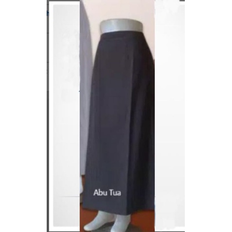 ROK A-LINE SUPER JUMBO ROK PAYUNG ROK LEETER A-LINE L5 L6 L7 L8-Abu tua