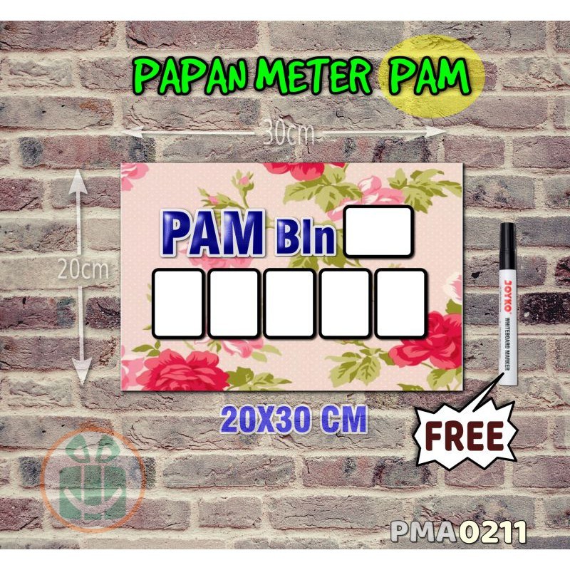 

SBC Papan Meter Listrik PLN PAM motif Unik - Shabby 11