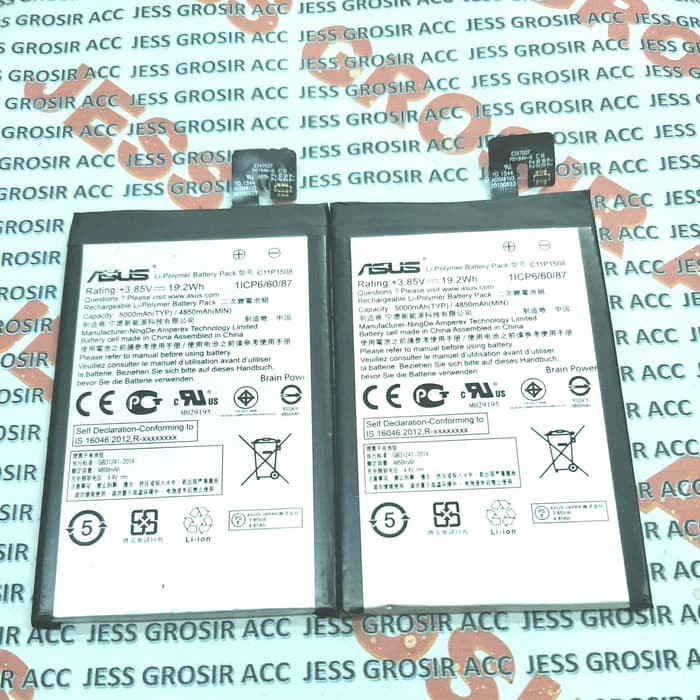 Baterai Original ASUS Zenfone Max ZC550KL C550KL Z010D Z010AD Kode Battery C11P1508