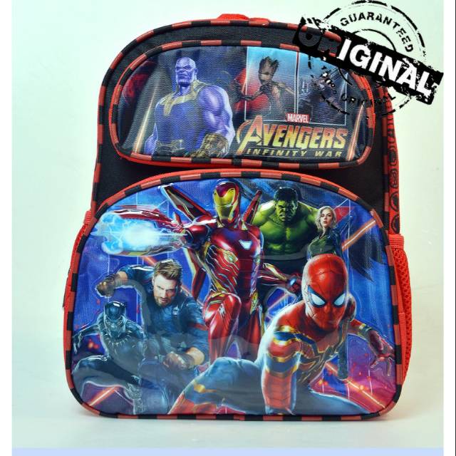 Marvel Avengers Infinity War / Tas Ransel Marvel Avengers Infinity War 12" / Ransel Anak Avengers / 