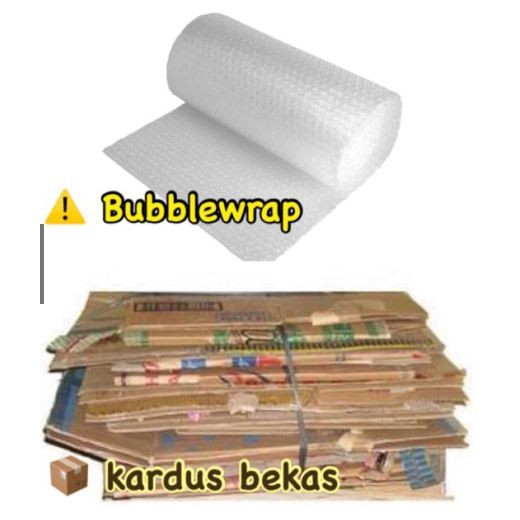 

BUBBLE WRAP DAN KARDUS untuk TAMBAHAN PACKING