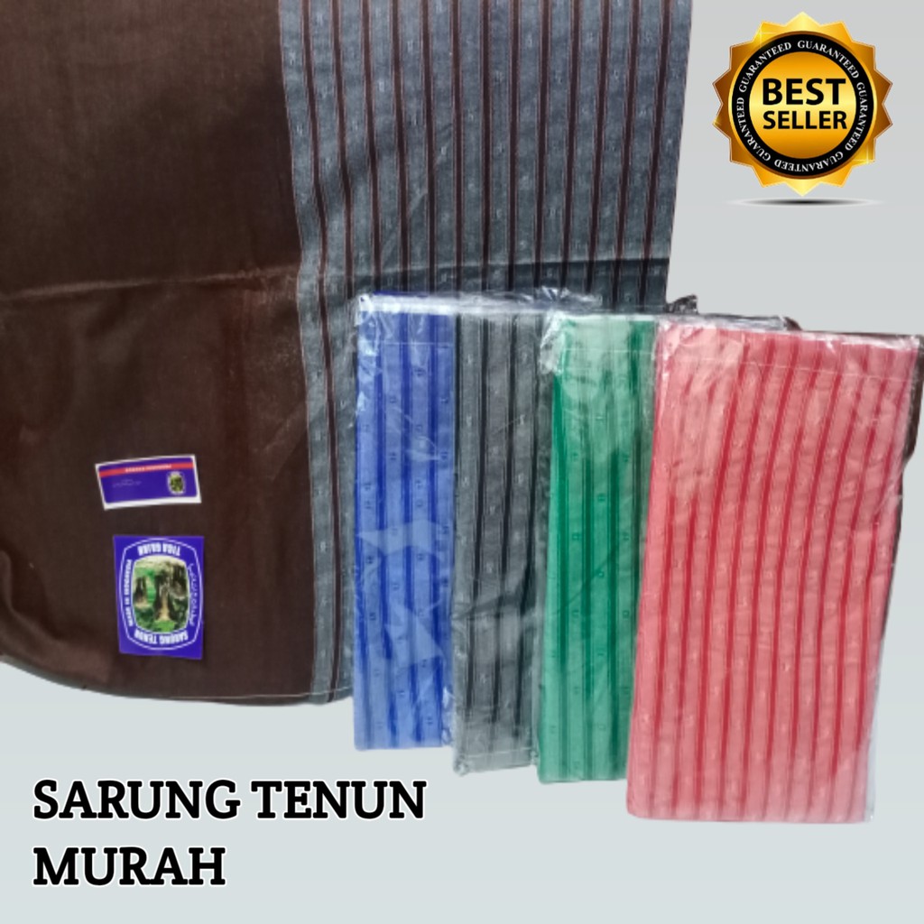 sarung tenun murah/sarung bahan katun harga grosir/bisa bayar ditempat/COD