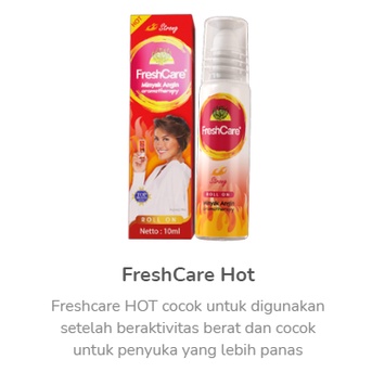 Fresh Care Minyak Angin Aromatheraphy Roll On 10ml