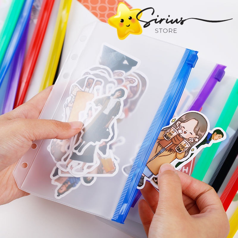 

Zipper Lock Color Binder A5 A6 /Tempat Menyimpan Uang Warna Warni Color