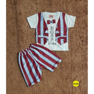 DON T STOP Setelan Pendek Baju  Bayi  Anak  Laki 3  18 