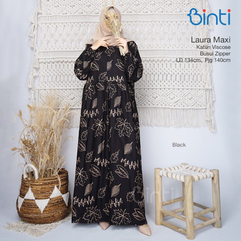 LAURA MAXY SUPER JUMBO BIG SIZE LD 134 XXXXL GAMIS RAYON VISCOSE ORI BINTI