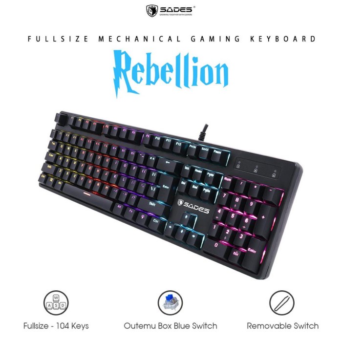 Sades Rebellion Mechanical Keyboard