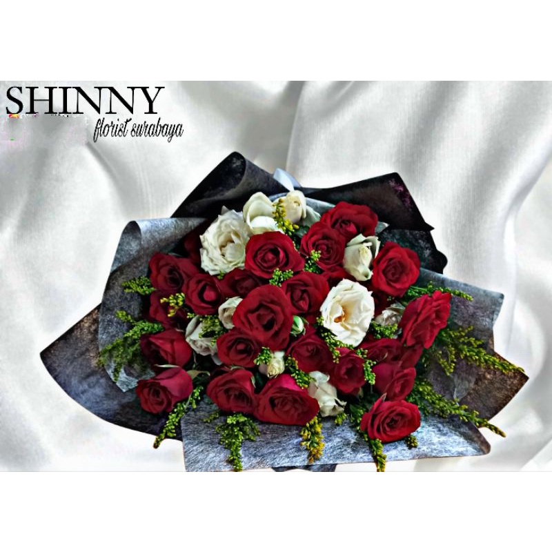 ANNA BOUQUET/buket mawar merah/buket wisuda pria/buket ulang tahun/buket valentine/buket bunga asli/