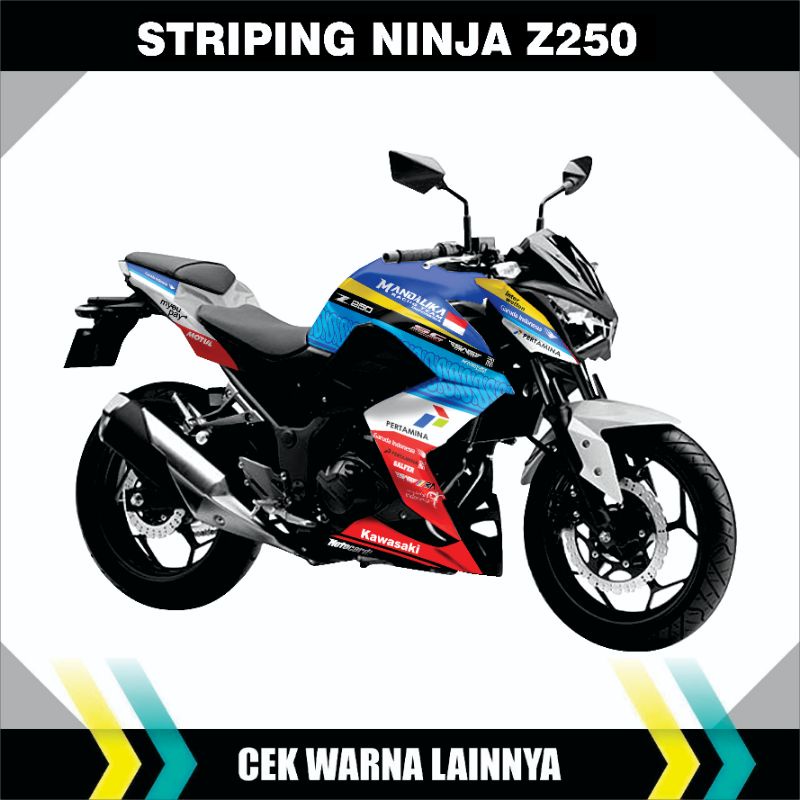 STRIPING KAWASAKI NINJA Z250/ Z 250 MANDALIKA