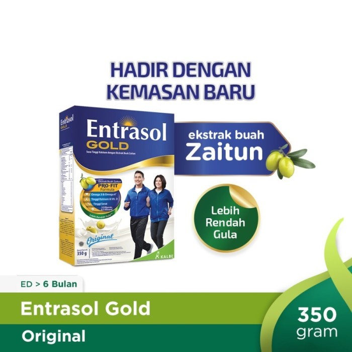 

Entrasol Gold Plain Coklat Vanila 370 Gr / Susu Orang Tua / Entrasol