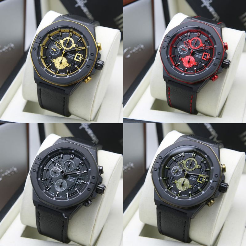 [ORIGINAL100%✔]JAM TANGAN PRIA ALEXANDRE CHRISTIE AC6597 / AC 6597 LEATHER GARANSI RESMI 1TAHUN