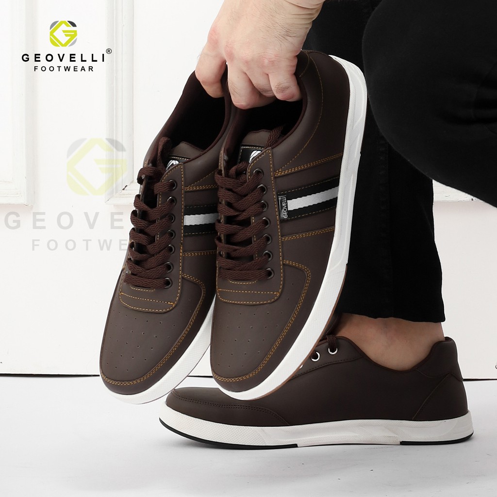 Sepatu Pria Geovelli Clover Spring 2021 New Mocca Retro Old Shoes Sepatu Pria Sepatu Kasual GVL3100