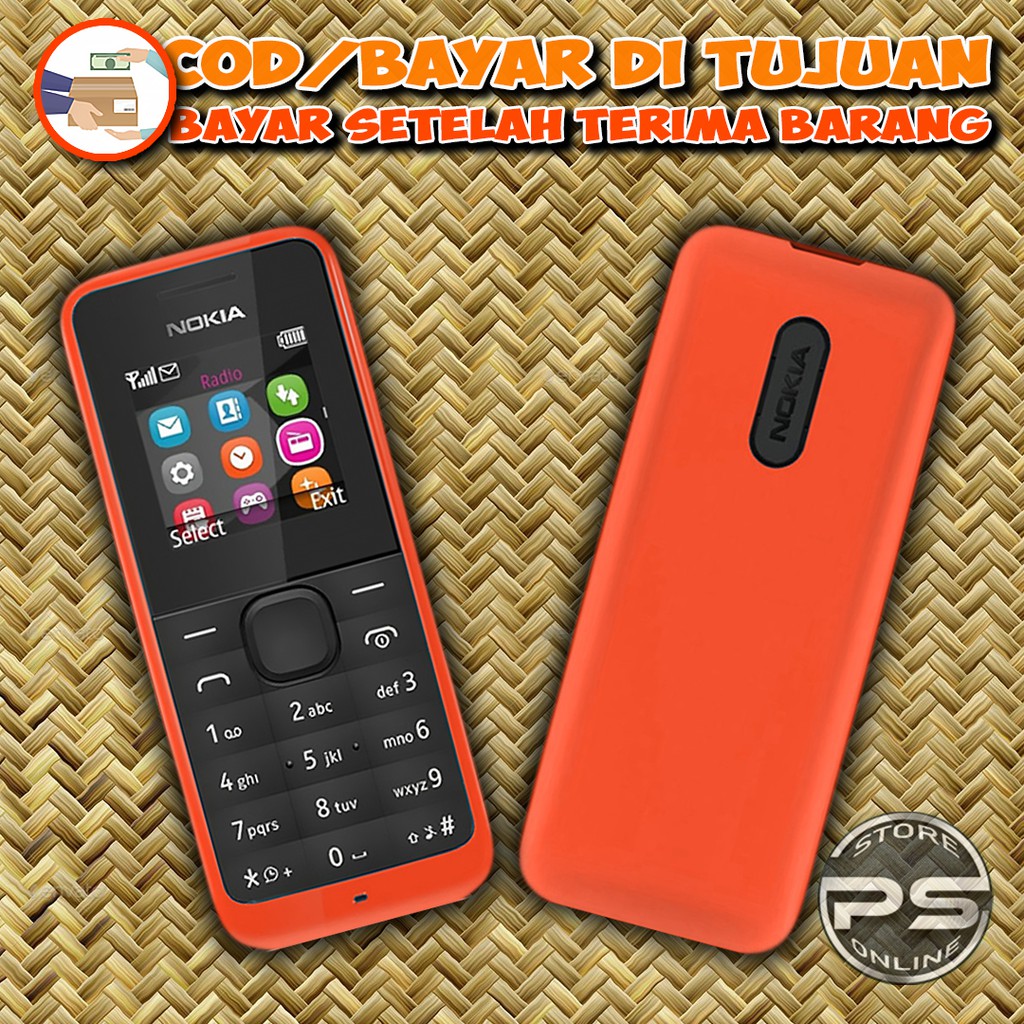 Nokia 105 (2013) Single Sim Klasik Unik Jadul Bergaransi