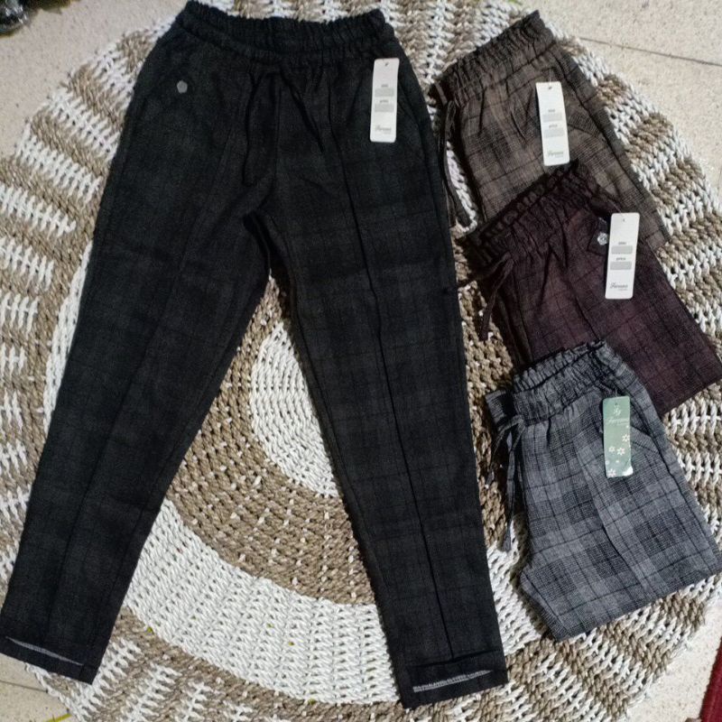 CELANA BAGGY PANTS SEMI WOLL ANAK TANGGUNG:9--11 THN