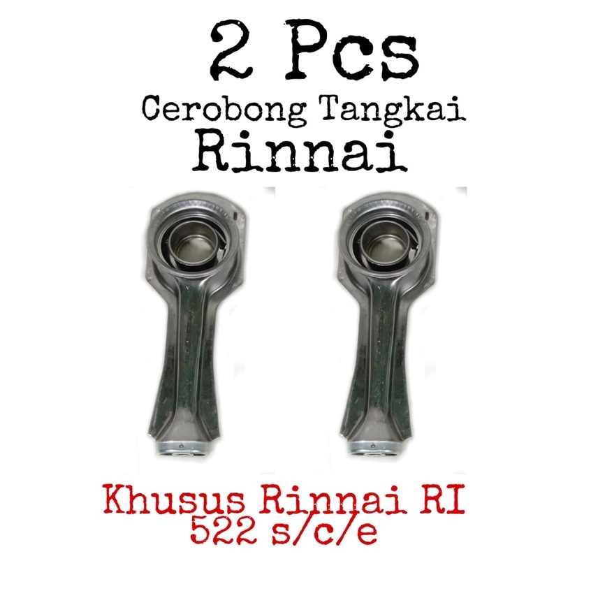 2 PCS Cerobong Kompor Gas Rinnai / Dudukan Burner Kompor Rinnai / Cerobong Dudukan Burner Rinnai Kec
