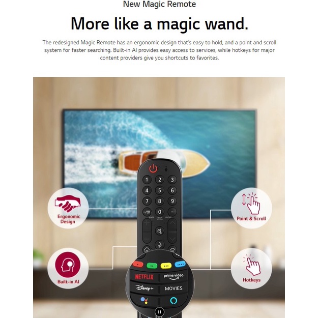 LG LED Smart TV 43&quot; UHD 4K Ultra HD AI ThinQ 43UP7550PTC 43UP7550 43UP