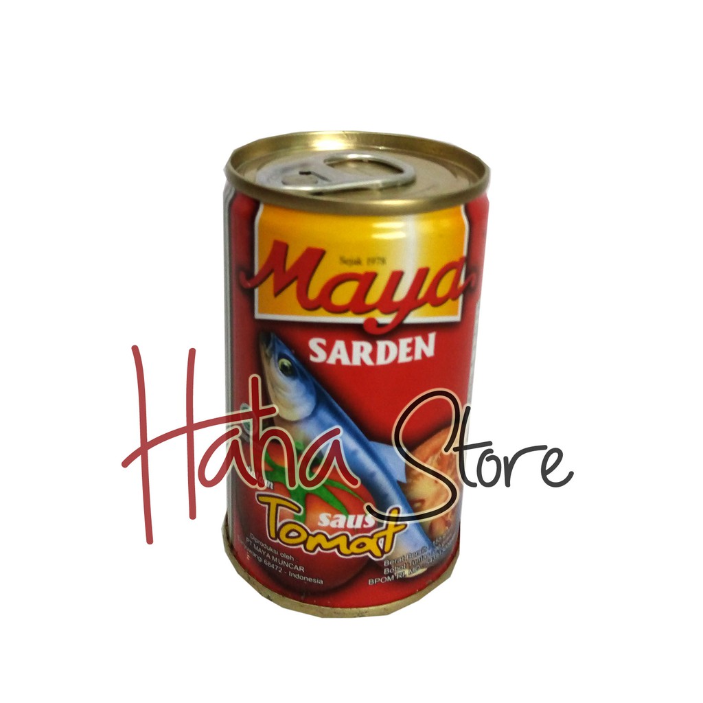 

Maya Sardines Saus Tomat 155 gr