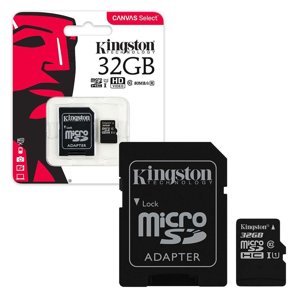 MICRO SD KINGSTON CANVAS 32GB CLASS 10