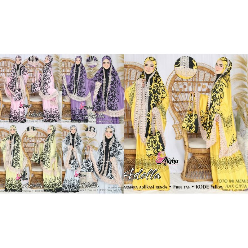 Mukena Adella by Alisha Fashion