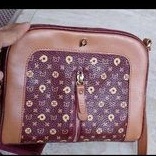TAS SELEMPANG PAPILLON K 3446 MARUN SEKEN LIKE NEW