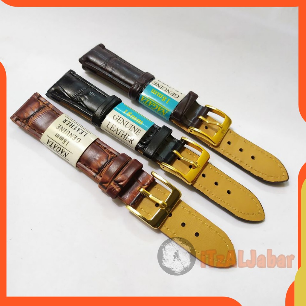 Tali jam tangan Kulit Leather strap 18mm 20mm 22mm 24mm KLSHCCMU