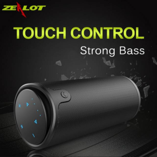 ORIGINAL ZEALOT S8 Powerbank Bluetooth Wireless Speaker Portable Touch Control