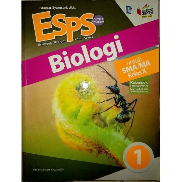 

ESPS BIOLOGI KELAS X PEMINATAN [BEKAS]