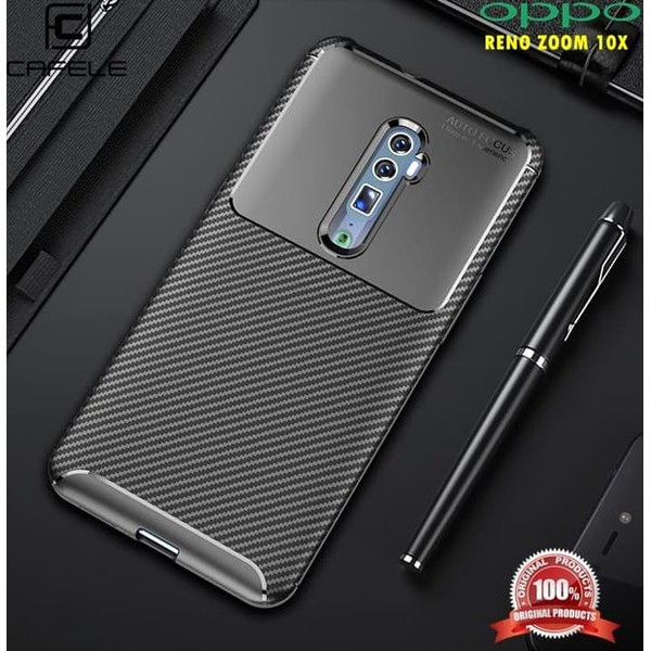 Dijual Cafele Case Oppo Reno Zoom 10X Autofocus Carbon Original