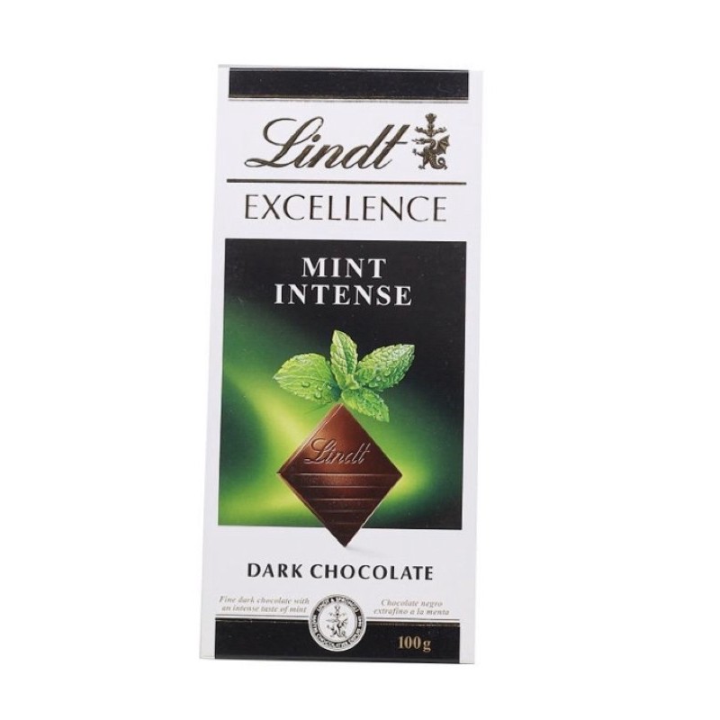 

Lindt mint intense dark chocolate 100 gr