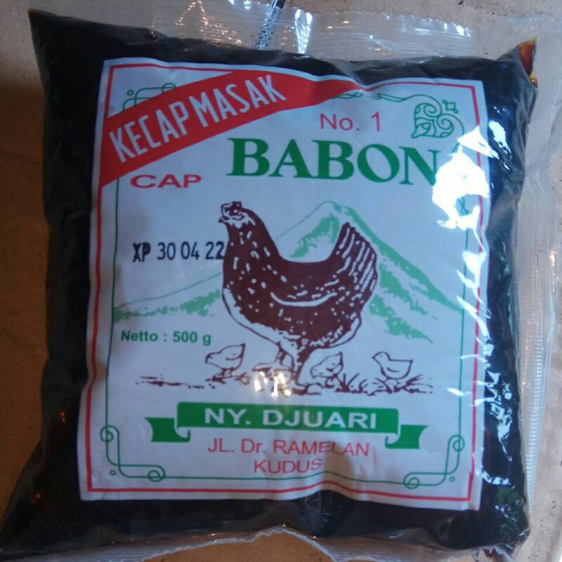 

Kecap Manis Cap Babon 500g