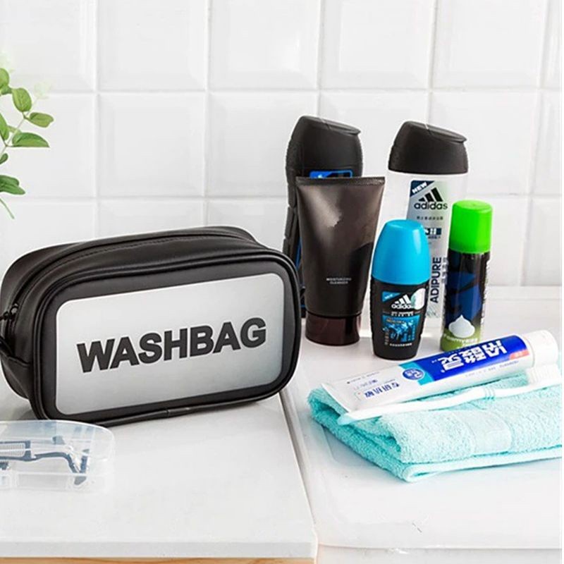 WASHBAG TAS KOSMETIK WATERPROOF ANTI AIR / TRAVEL BAG / TAS KOSMETIK / POUCH KOSMETIK / WASHBAG