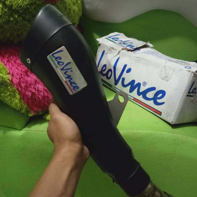 Knalpot leovince cobra black slip on ninja 250fi old / z250fi. Original