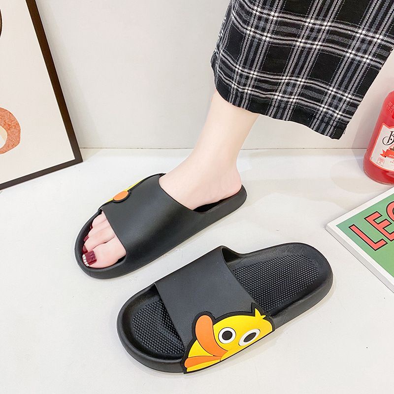 Sandal Slop Karet Pria Wanita Couple Karakter Bebek Import High Quality S2