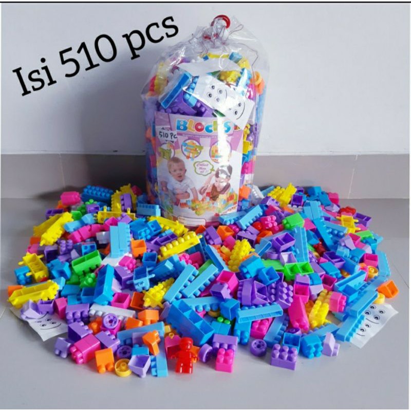 Mainan Lego Block Isi 510 Pcs Edukasi - Building Brick Anak Edukatif