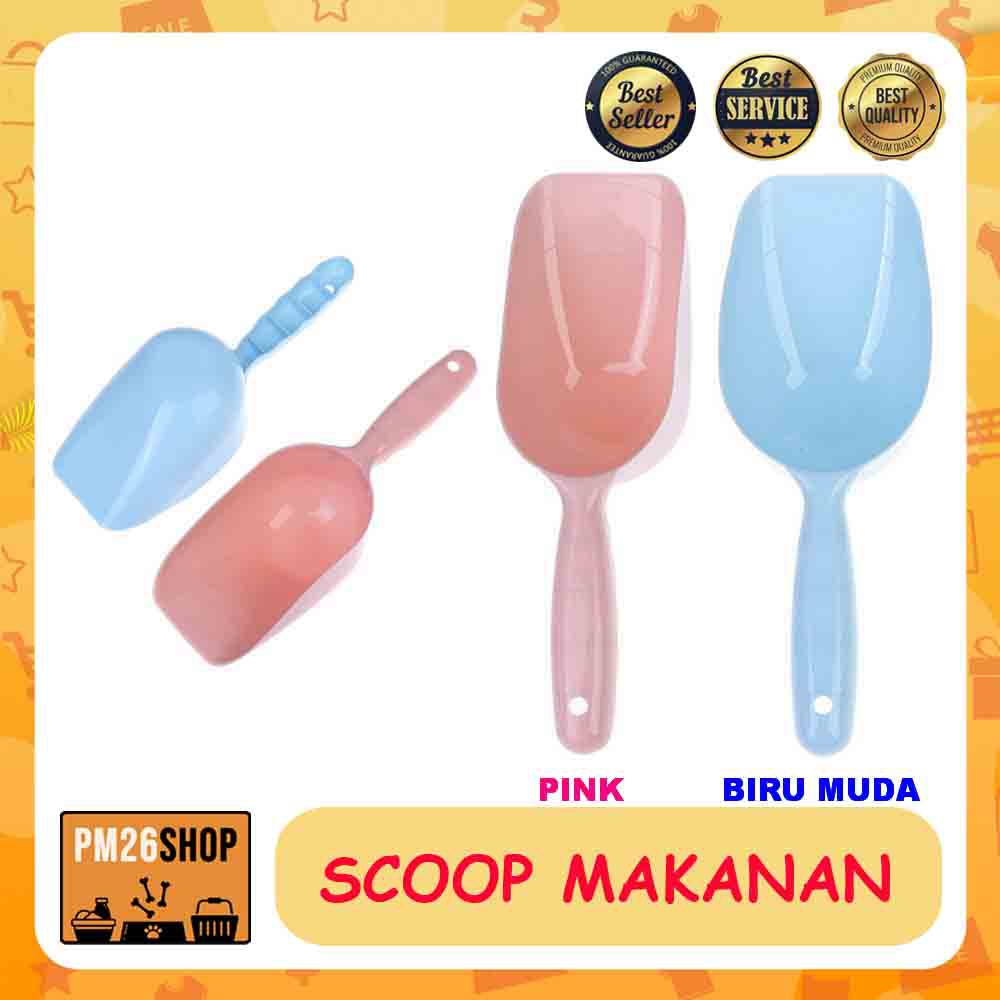 Scoop Makan Anjing Kucing Sekop Feeder Alat Pemberi Makan Anjing Kucing KD. 1175