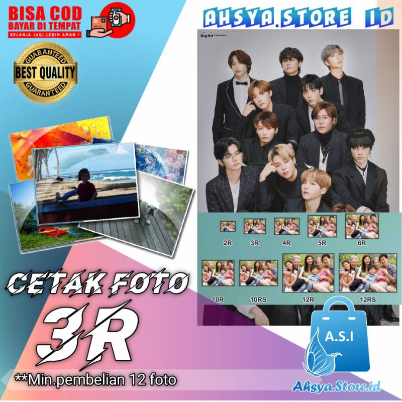 CETAK FOTO UKURAN 3R