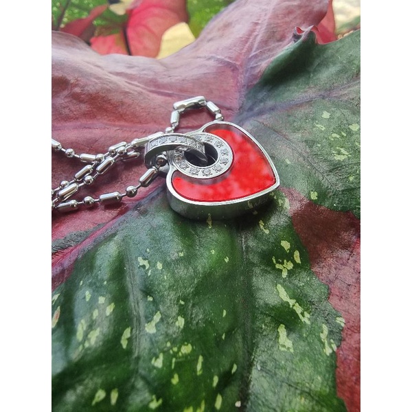 Pendant red heart MCI ORIGINAL
