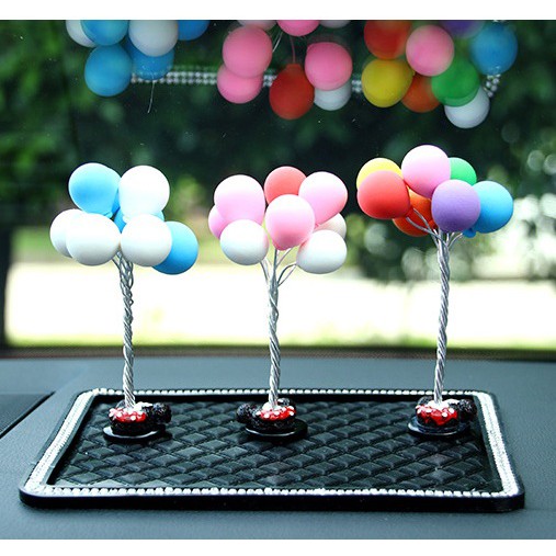 Pajangan Dashboard Mobil Balon Pastel Spring Mood Ballon Edition