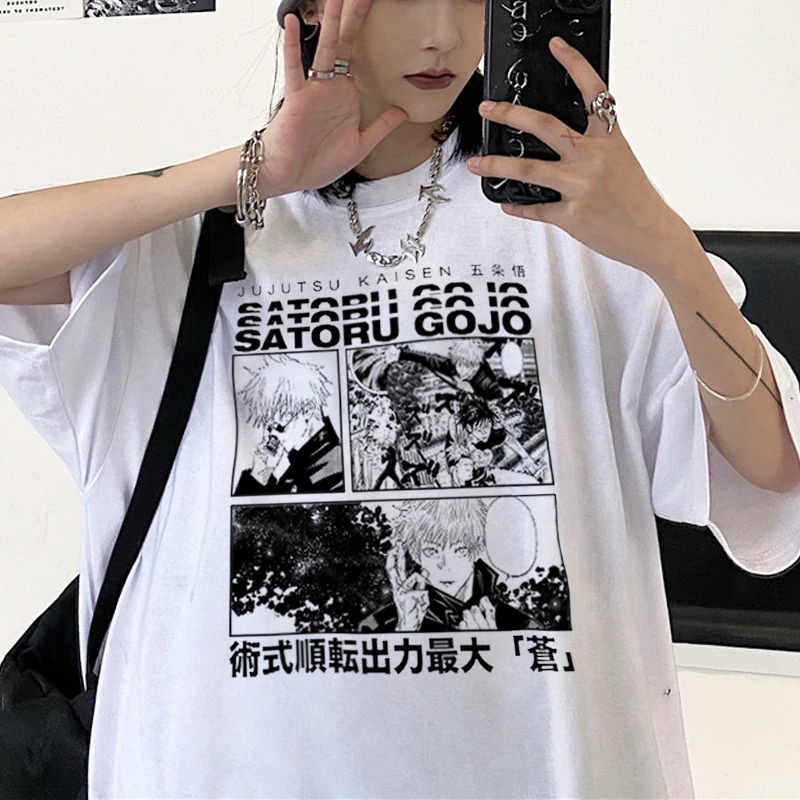 Tshirt Satoru Gojo Streetwear White