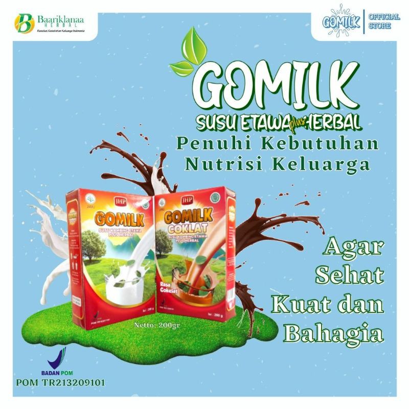 

GOMILK SUSU KAMBING ETAWA PLUS HERBAL