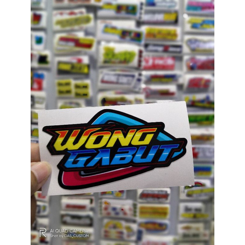 sticker printing WONG GABUT