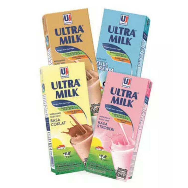 Susu Ultra Milk 250 ml UHT isi 24 Shopee Indonesia