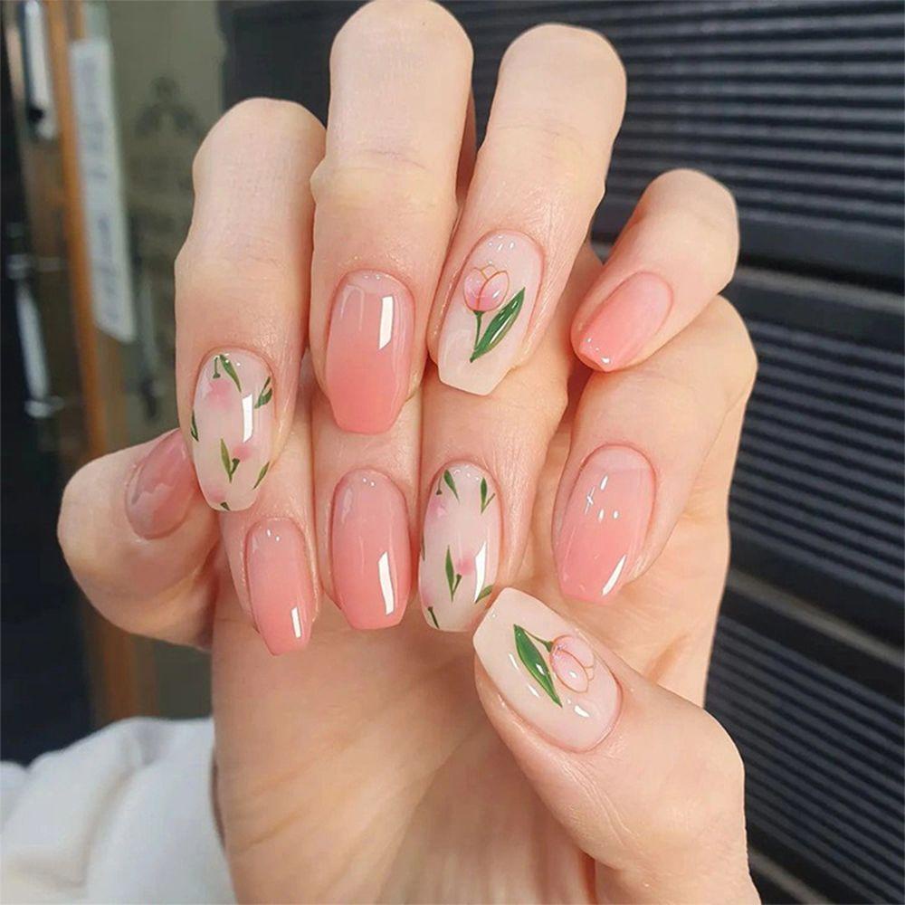 Stiker Kuku TOP Anti Air Tulip DIY Manicure 3D