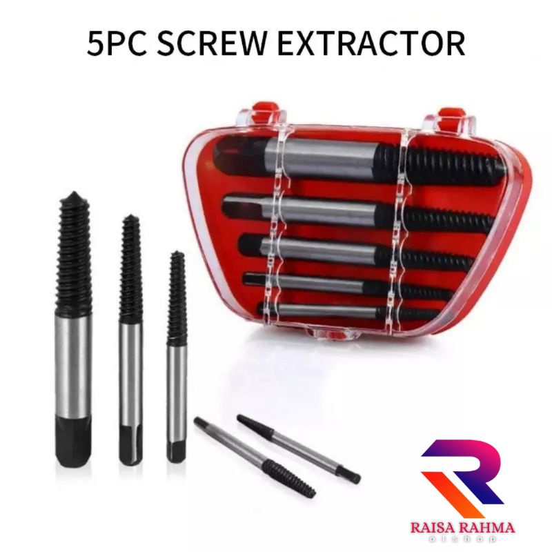 Mata Bor Pembuka Baut Rusak Patah Tap Balik Screw Extractor