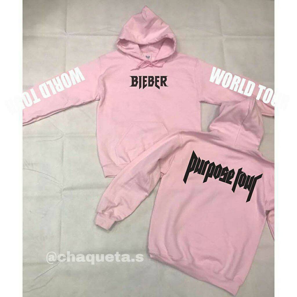Hoodie Jumper Purpose World Tour Bieber