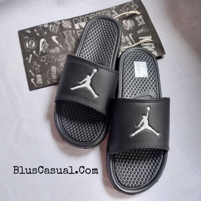 Sandal Slop NIKE JORDAN Unisex WHITE logo-2