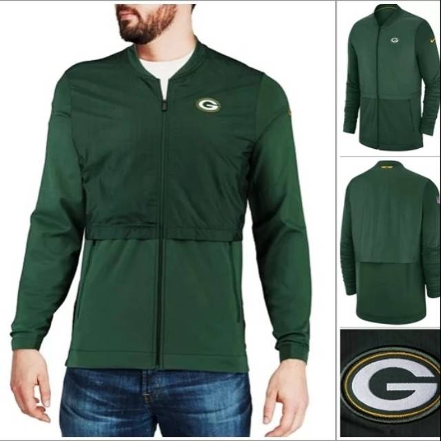 Jaket NFL Sideline Packers Hybrid Elite by Nike Original