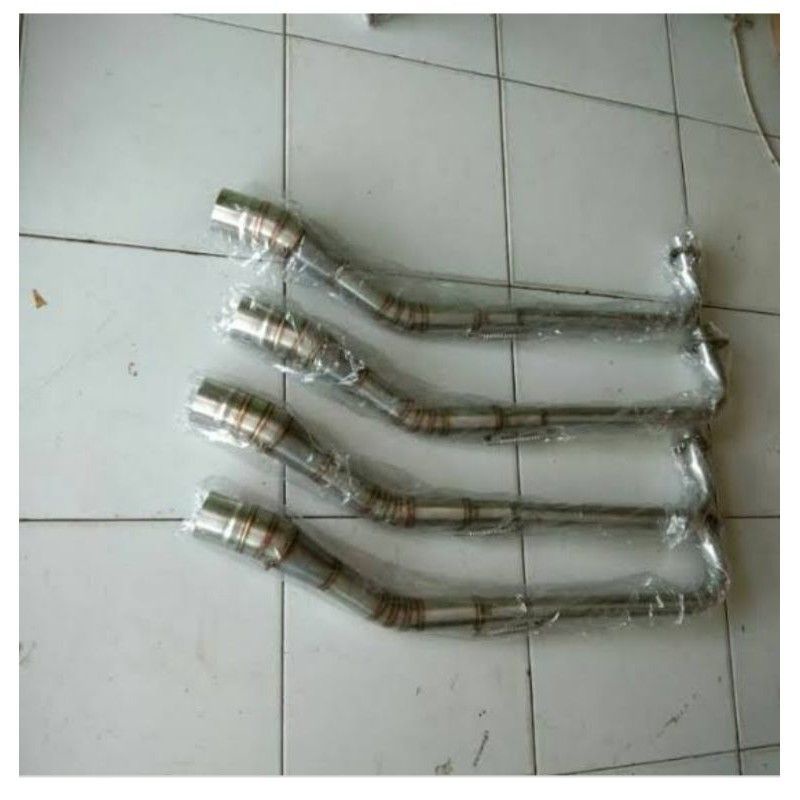 pipa leher knalpot diameter 50mm Jupiter Vega Supra fit Supra lama Shogun smash Revo lama