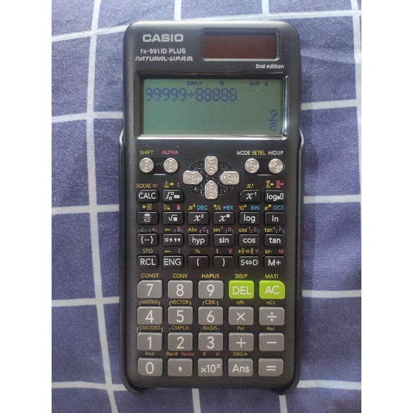 Kalkulator CASIO FX-991 ID PLUS / Kalkulator Ilmiah / Scientific Calculator / Second