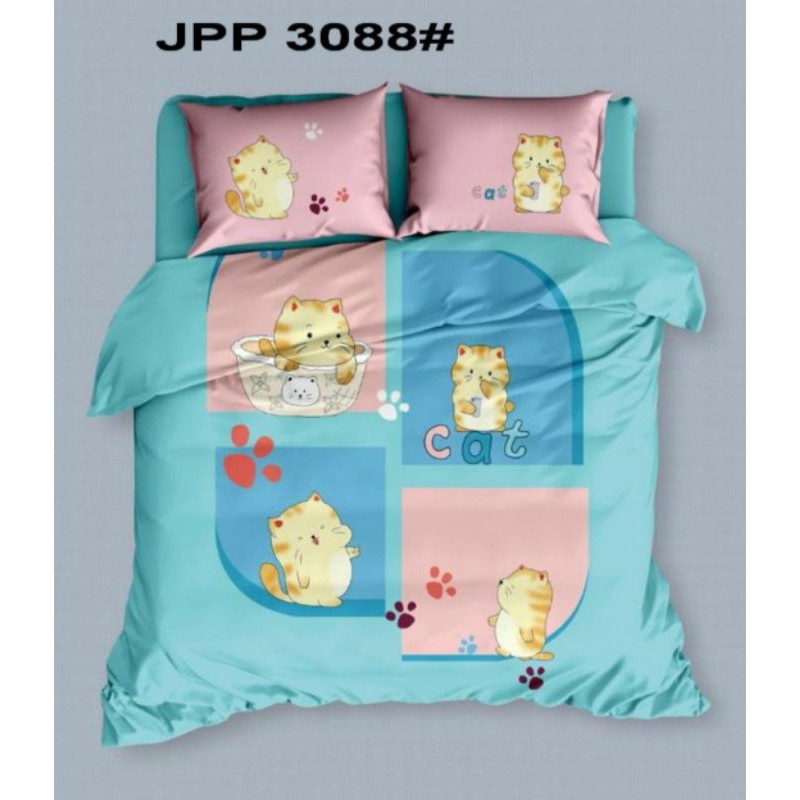 Sprei Katun Jepang Panel Motif Anak T.30